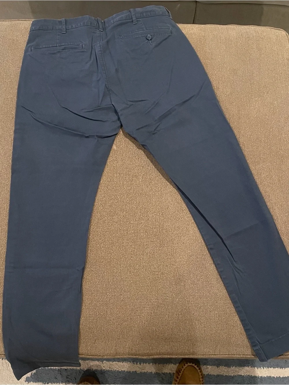 J. Crew Charcoal Navy Slim Chinos
